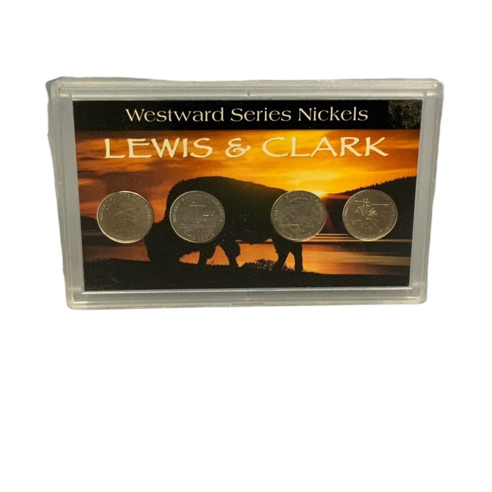 2004/2005 WESTWARD SERIES LEWIS & CLARK 4 NICKEL 4 SET In Case